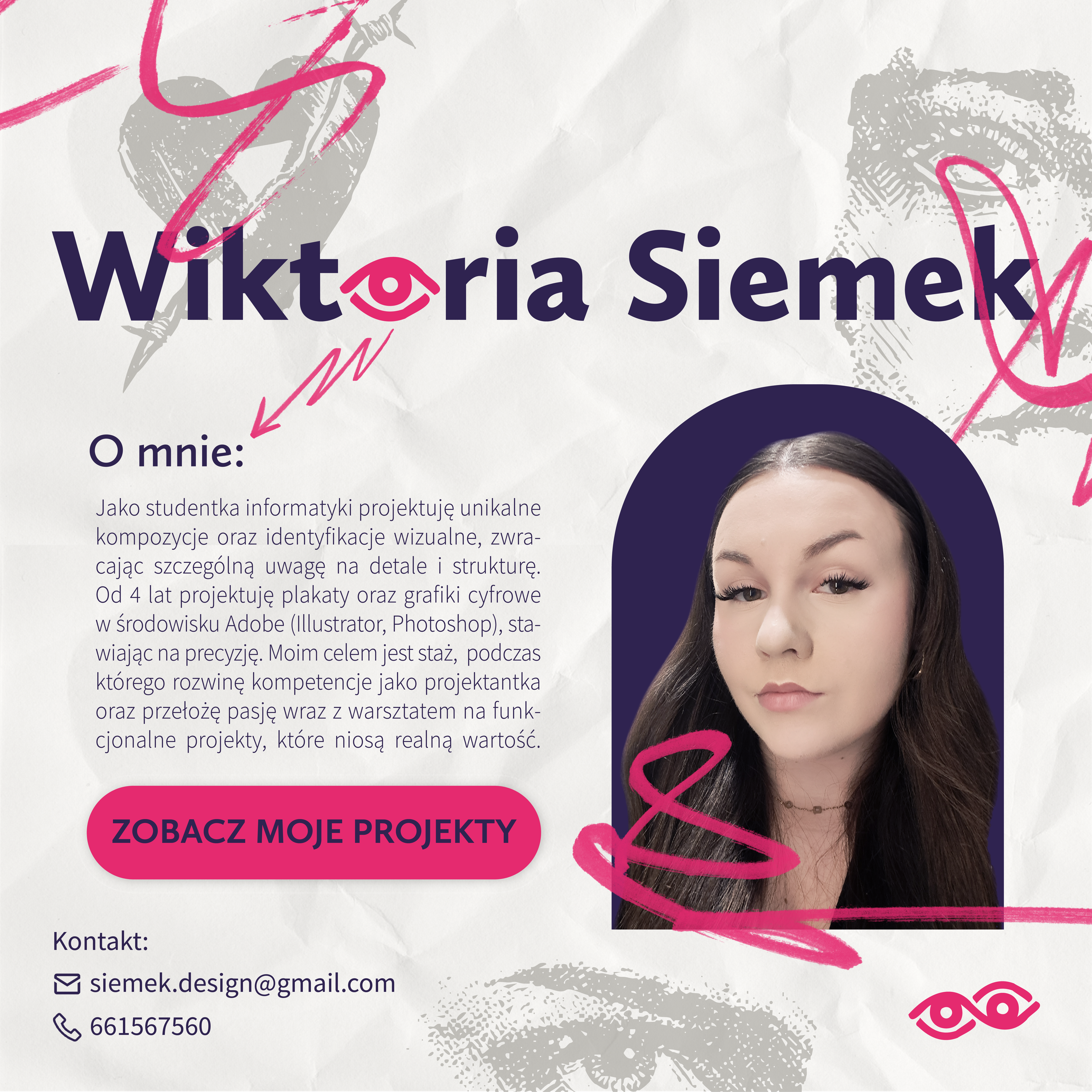 Wiktoria Siemek - Studentka Informatyki i Projektantka